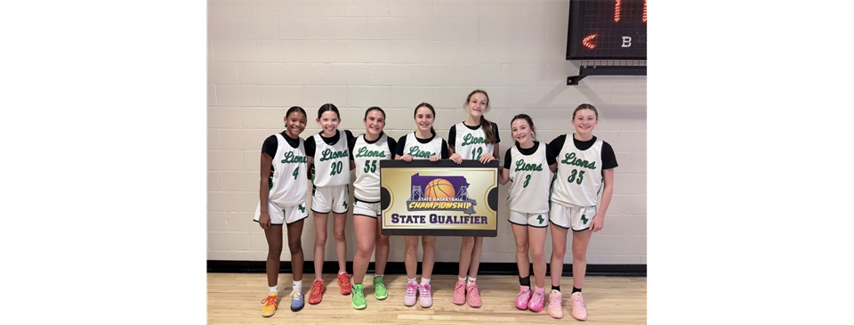 7th Grade Green 2025 Peters Township Tournament Champs